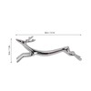 4PCS Cutlery Rest Silver Chopstick Stand Electroplated Polished Zinc Alloy