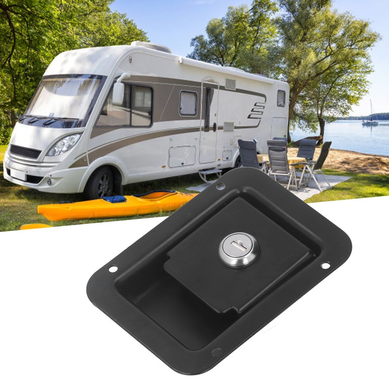Travel Trailer Lock Heavy Duty Stainless Steel Versatile Flush Mount