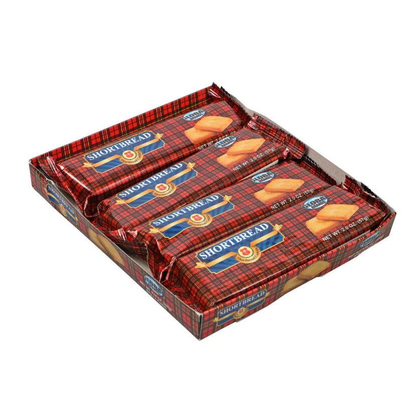 Butter Shortbread Cookies 2 Pack – 4-Count Boxes – Rich,