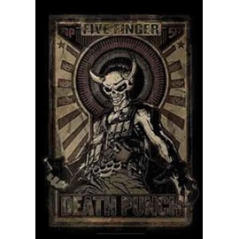 Heart Rock Five Finger Death Punch Poster Mercy Way of the Fist Textile 75 cm x 110 cm