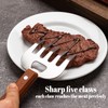 Meat Claws Shredder,Stainless Steel Pulled Pork Claws with Bottle Opener