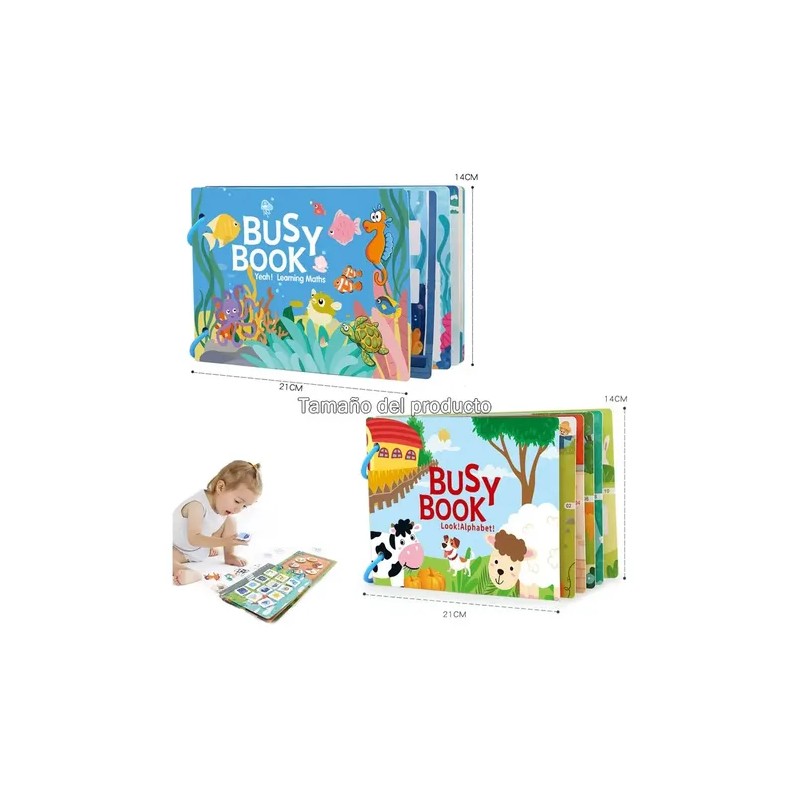 Montessori Busy Book Para Niños Pequeños Libro De Actividade