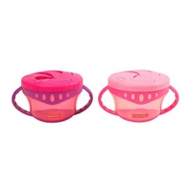 Cudlie Fisher Price Unisex Baby 2 Pack Snack Cup Pink & Purple, FD51004