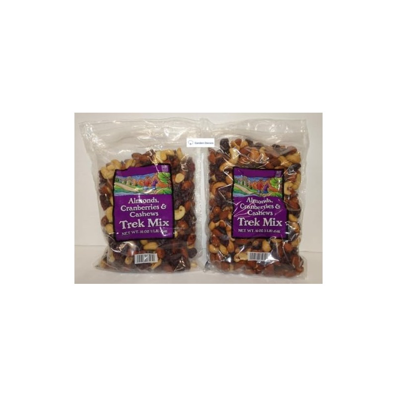 Trader Joe Almonds, Cranberries & Cashews Trek Mix 16oz 454g