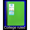 pen+gear composition book 80 Sheets Durable POLY Cover,COLLEGE RULED,color green