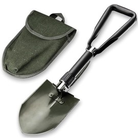 Folding Shovel Folding Portable Camping Shovel Spade Multifunction Backpacking Shovel Steel for Outdoor Camping Garden (CL501-Small)