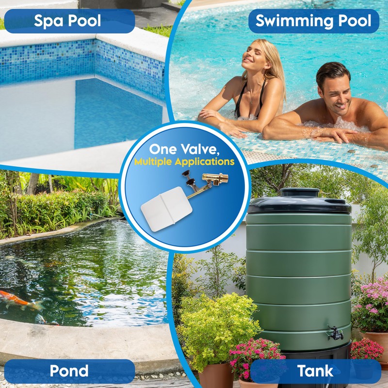 Float Tec EZ Adjust Brass Replacement Float Valve 3/8" NPT