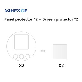 MIHENCE Screen Protector Compatible for ​​Punirunes Interactive Digital Toy, PET HD Screen + Panel Protective Film 2024 (2+2PCS)