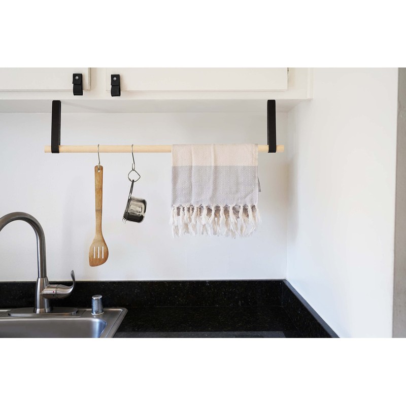 KEYAIIRA - Hanging Under-Cabinet Multipurpose Rack Storage Rail, Under-shelf Storage,