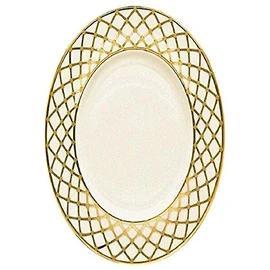 Lenox Hayworth Gold Banded Ivory China 9 Accent Plate