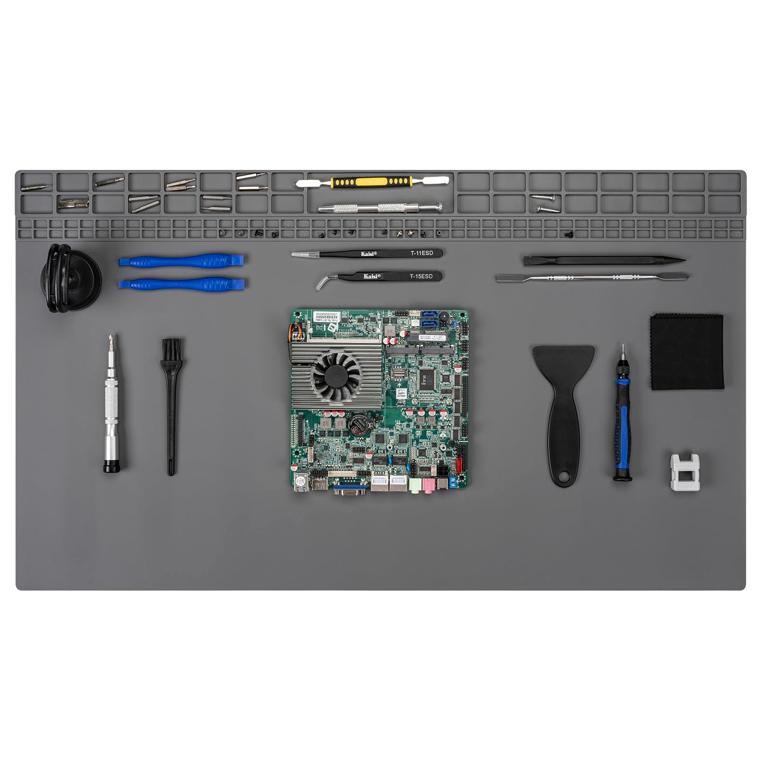 Kaisi Extra Large Soldering Mat, 27.6''x15.7'' Oversized 932°F Heat ...