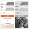 Jumpso 4 Pack Large Bed Sheet Organizer, Foldable King Queen