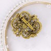 LAXPICOL Women's Large Sparkly Crystal Flower Brooch Pin Fashion Statement