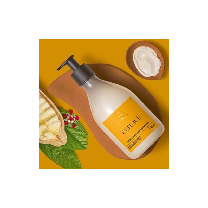 Natura ekos Crema Corporal de Cupuaçu, 400 ml, Hidratante, para