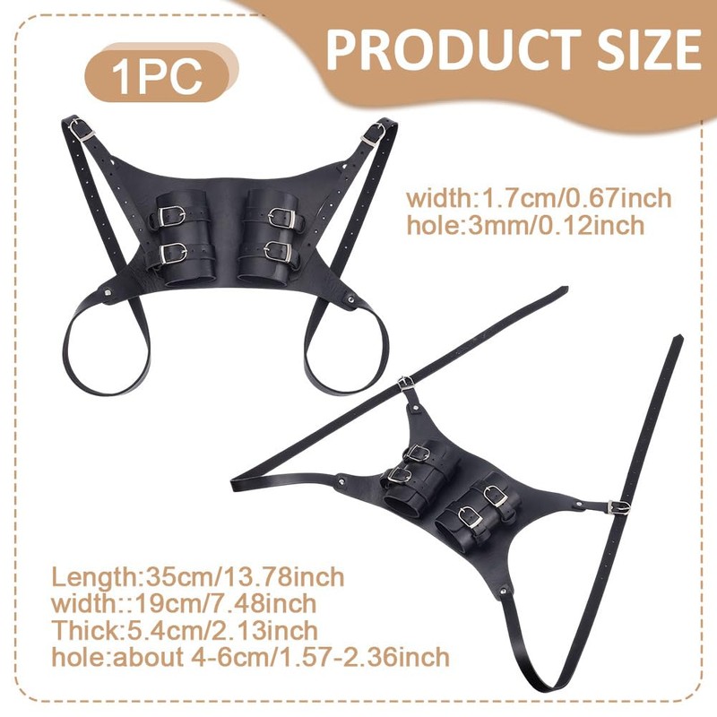 nbeads Sword Back Holder, Adjustable Sword Shoulder Back Sheath Holder