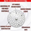 LASCO 02-4021 White Plastic Disposal Sink Strainer Fits Most