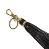 Leather Farm Llavero de piel con borla para colgar en
