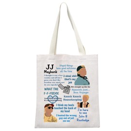 MEIKIUP Outer TV Show Inspired Gift JJ Character Maybank Tote Bag Pogue Life Tote Bag JJ Fans Gift Adventure Gift (CA JJ TB)