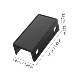 LALAFINA 1 Set Under Desk Laptop Holder Bracket Versatile Storage for Tablets Laptops Neat Invisible Design for Organized Workspaces Easy Installation Compatible with Various