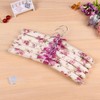 Padded Hangers for Women Clothing,5PCS Clothes Hangers Printed Bow Padded