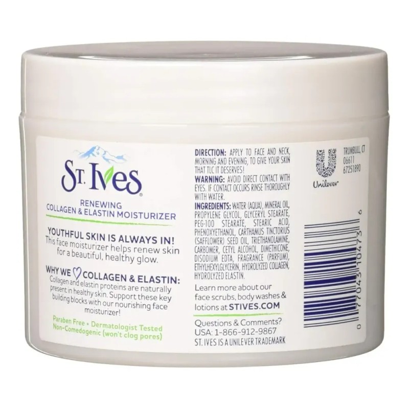 Crema Hidratante St Ives Timeless Skin Colágeno Y Elastina