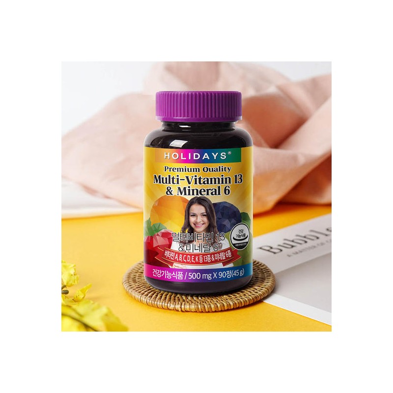 Holidays Multivitamin 13 & Mineral 6 90 Tablets 2 Bottles