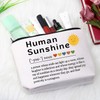 Human Sunshine Definition Makeup Bag Inspirational Gift for Women Positivity