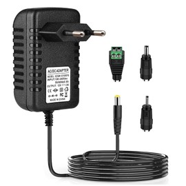 XZGm LED Power Supply 12V 1A 12W, AC100-240V to DC12V DC Power Supply, Suitable for LED5050/3528 Light Bar, Router, Alarm