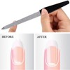 12 Pcs Metal Nail Files for Natural Nails Made of
