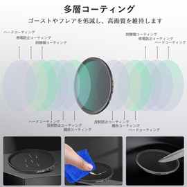 ARTCISE ND32 Neutral Density Filter 67mm Multi-Coated Ultra Thin Frame 99.5% High Transmittance Long Exposure Camera Filter for Landscape Shooting, Waterfall Cloud Flowing Mirrorless SLR (49mm)