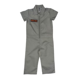Born to Love Knuckleheads Kids Monkey Coverall Mechanic Photoshoot Overall for Boys & Girls Jumpsuit Baby Outfit (2T, Dark Olive)