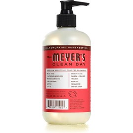 MRS. MEYER'S CLEAN DAY Hand Soap, Made with Essential Oils, Biodegradable Formula, Rhubarb, 12.5 fl. oz