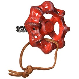 Abbott 27-Iron AGE/337 Collection Spigot Handle Corkscrew, Red