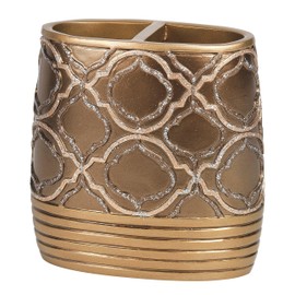 Popular Bath Toothbrush Holder, Spindle Collection, Gold
