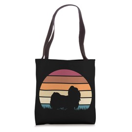 Retro Vintage Sunset Dog Pet Lover Shih Tzu Tote Bag