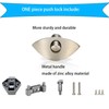 MTSmart RV Push Button Door Catch Lock for Motorhome Caravan