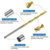 sourcing map Metric Tap & Drill Bit Set, 2pcs M2