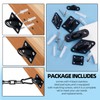 GLARKS 36pcs M5 Stainless Steel Pad Eye Plate Hook Kit,