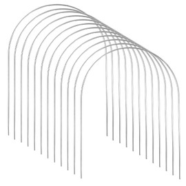 KKONHII 12 PCS Croquet Wickets Replacement Metal Croquet Hoops Galvanized Arch Croquet Goals for Family Lawn Games Backyard Fun, and Outdoor Games(9 in Height & 7.9 in Width)