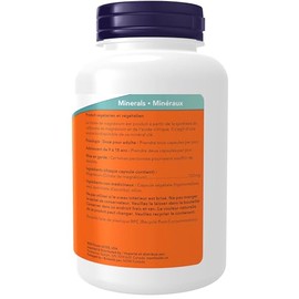 Now Foods Citrato de Magnesio 133 mg – 120 Cápsulas Vegetarianas para Apoyo Muscular, Nervioso y Digestivo