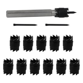 Zafina-UP 3/8" Spot Weld Cutter Remover Drill Bits Hex Sheet Metal Hole Cutter Remover, Spot Weld Cutter Sets Double Sided (14-Pack)