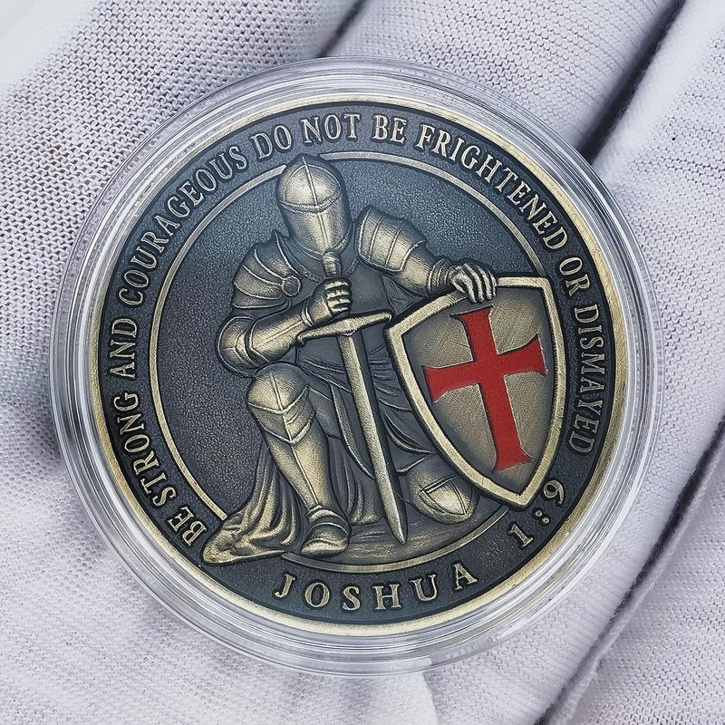 Christian Knight Templar Challenge Coin Armor of God Coin- Philippians