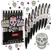 Sugar Skull Smens - Patented Gourmet Scented Pens, Black Ink,