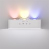 Reglaaly Battery Wall Sconces, 360° Rotate Magnetic Rechargeable Wall Mounted Lamp with 3 Color Temperatures, Wireless Wall Lights for Bedroom, Living Room(Mother of Pearl)