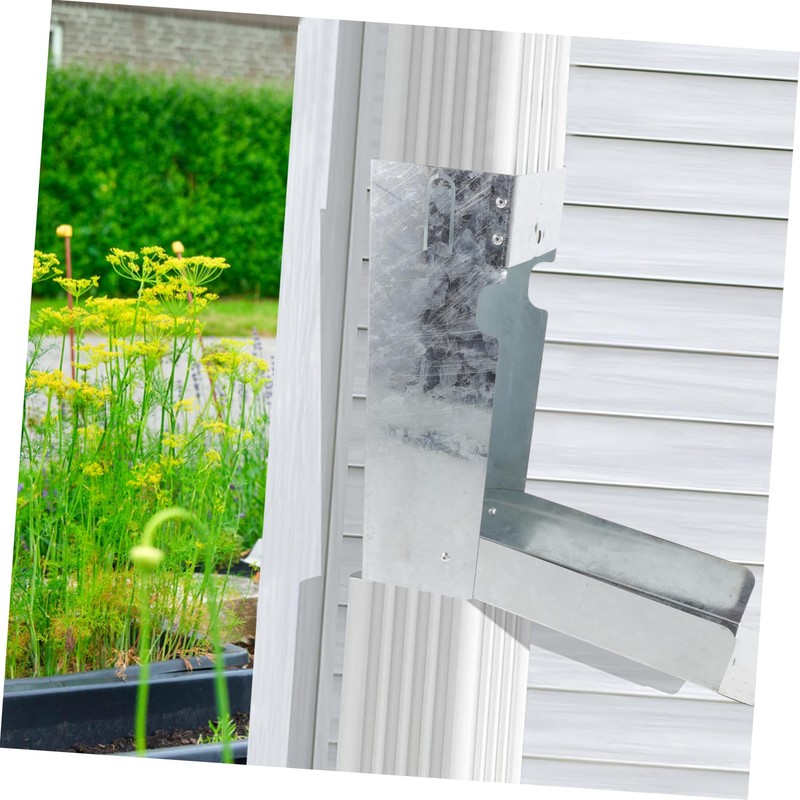 NOLITOY 1set Rainwater Diverter Kit for Standard Downspouts Efficient Water
