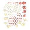 5pcs Cute Bees Cutting Dies, Sweet Honey Honeycomb Die Cuts