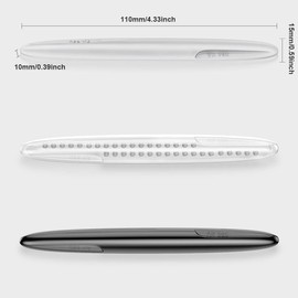 Riloer Pack of 4 Car Door Protectors Protective Strips Scratch Protection Car Rubber Car Sticker Car Door Edge Protection Car Decoration