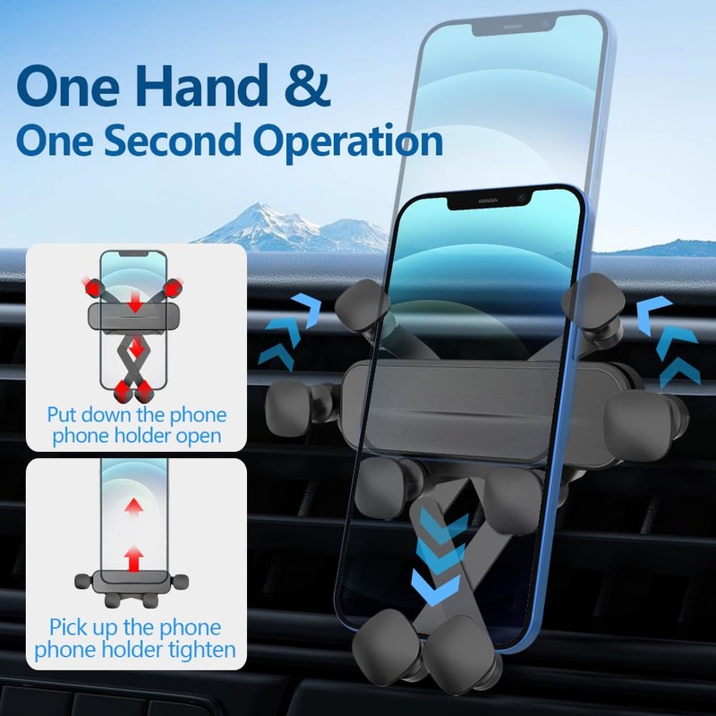LUNQIN Car Phone Holder Mount for Honda Prologue 2024 2025