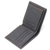 ROUGH FIT Men RFID Blocking Bifold Wallet, PU Leather Credit