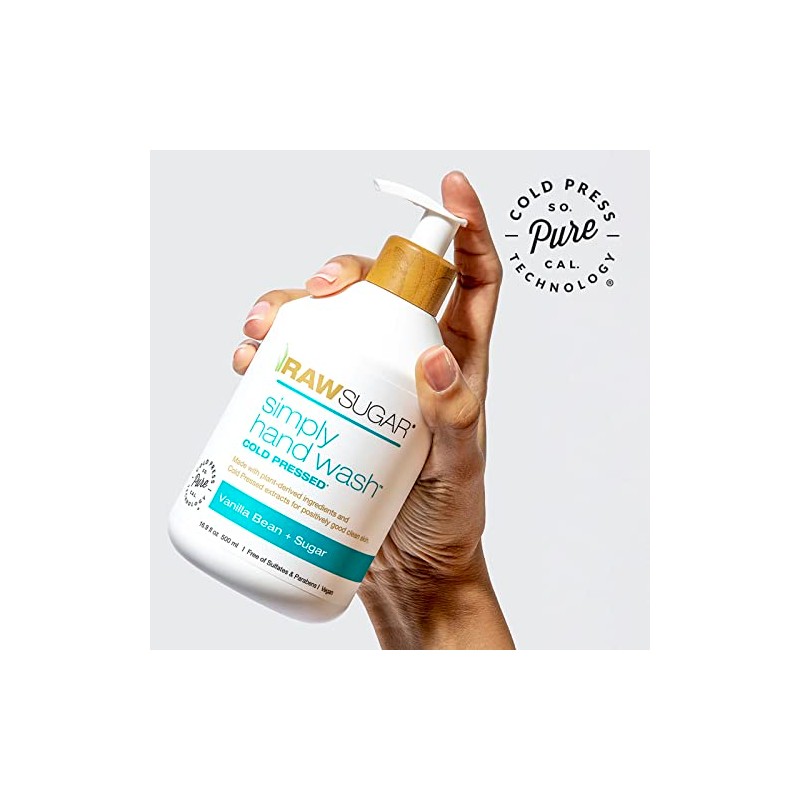 Raw Sugar Vanilla Bean Sugar Natural Hand Wash 16.9oz